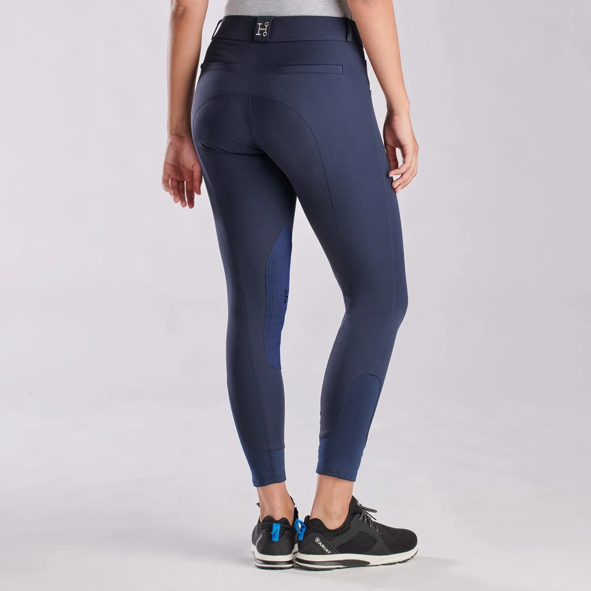 Hadley Mid-Rise Breeches By SmartPak - Knee Patch - Image 12