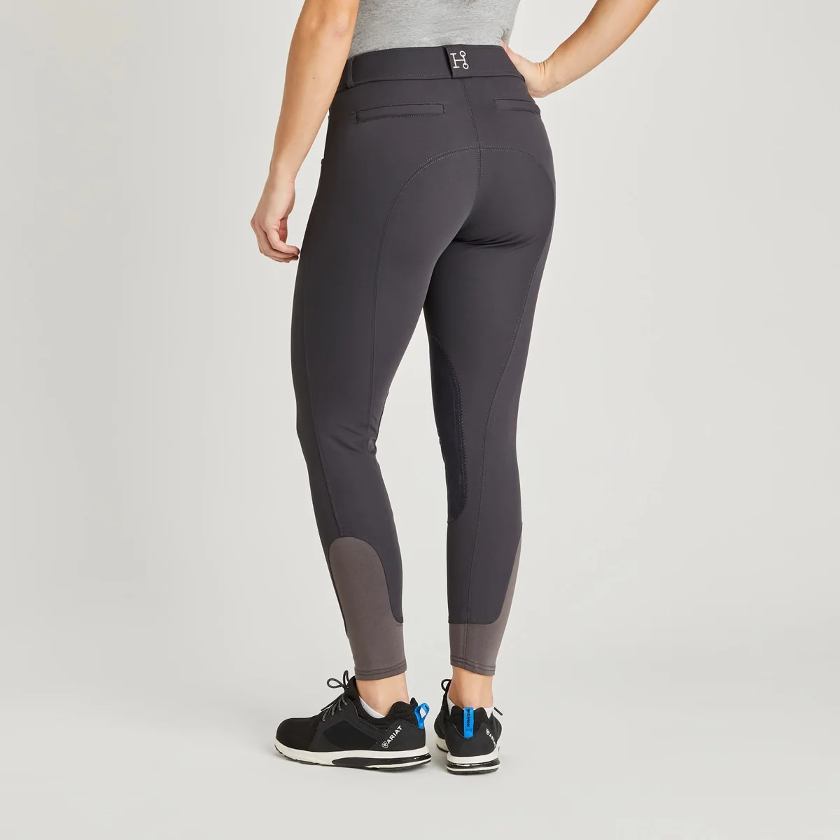 Hadley Mid-Rise Breeches By SmartPak - Knee Patch - Image 16