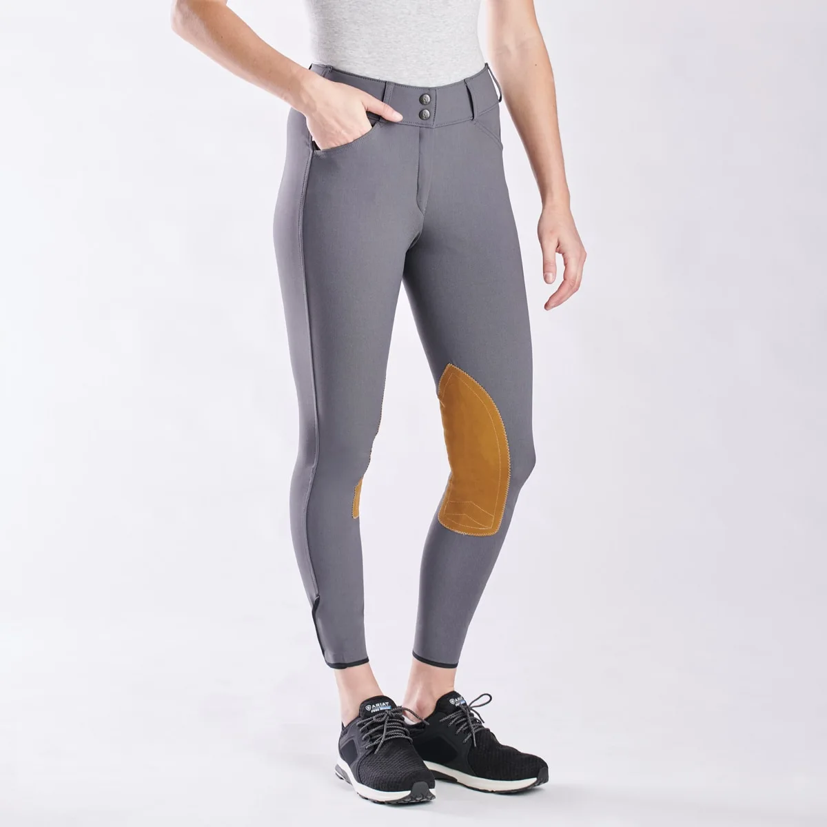 The Tailored Sportsman Vintage Tan Patch Mid Rise Breech - Image 19