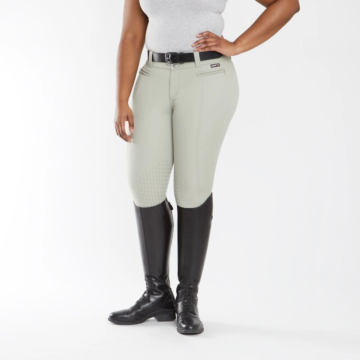 Kerrits Affinity Ice Fil Knee Patch Breech - Image 10