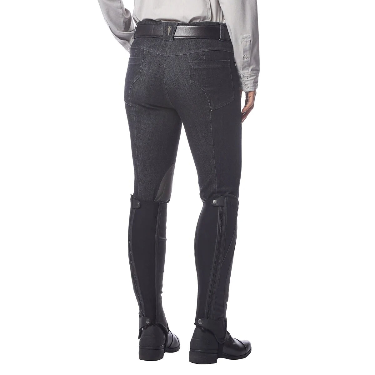 Kerrits Stretch Denim Knee Patch Breech - Image 9