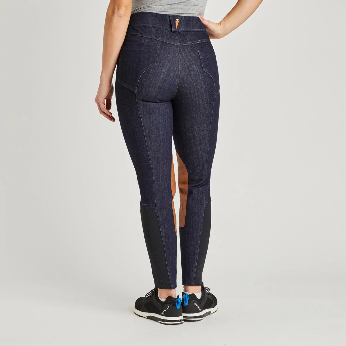 Kerrits Stretch Denim Knee Patch Breech - Image 4