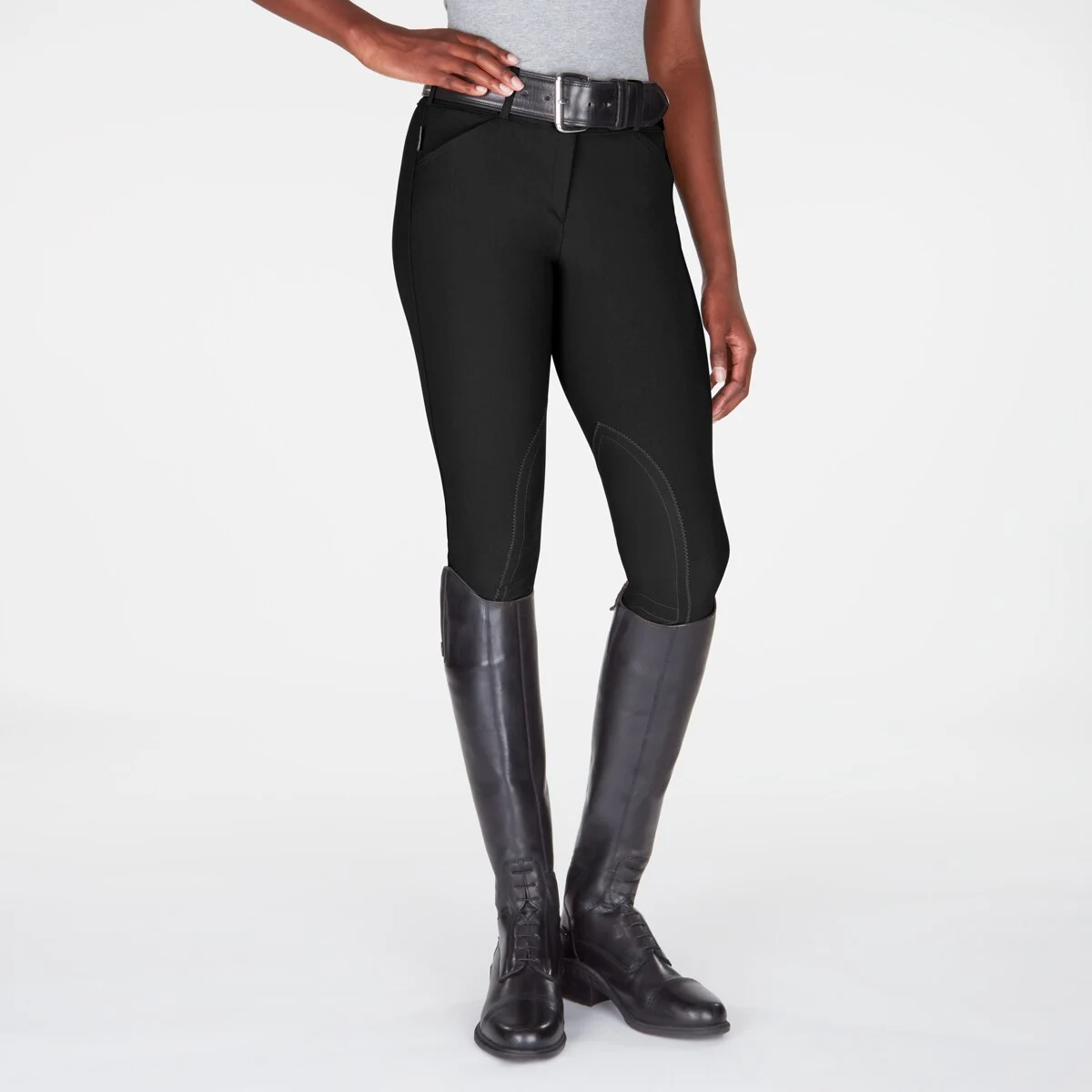 The Tailored Sportsman Mid-Rise Hunter/Jumper Boot Sock Breech - Image 2