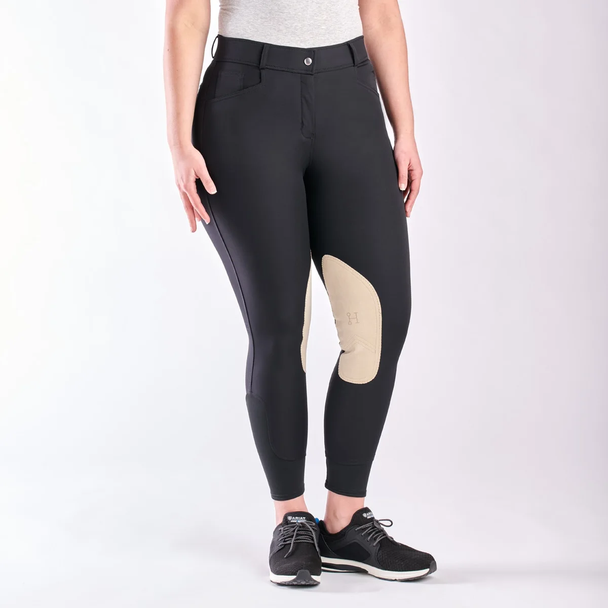 Hadley High-Rise Breeches By SmartPak - Knee Patch - Image 6