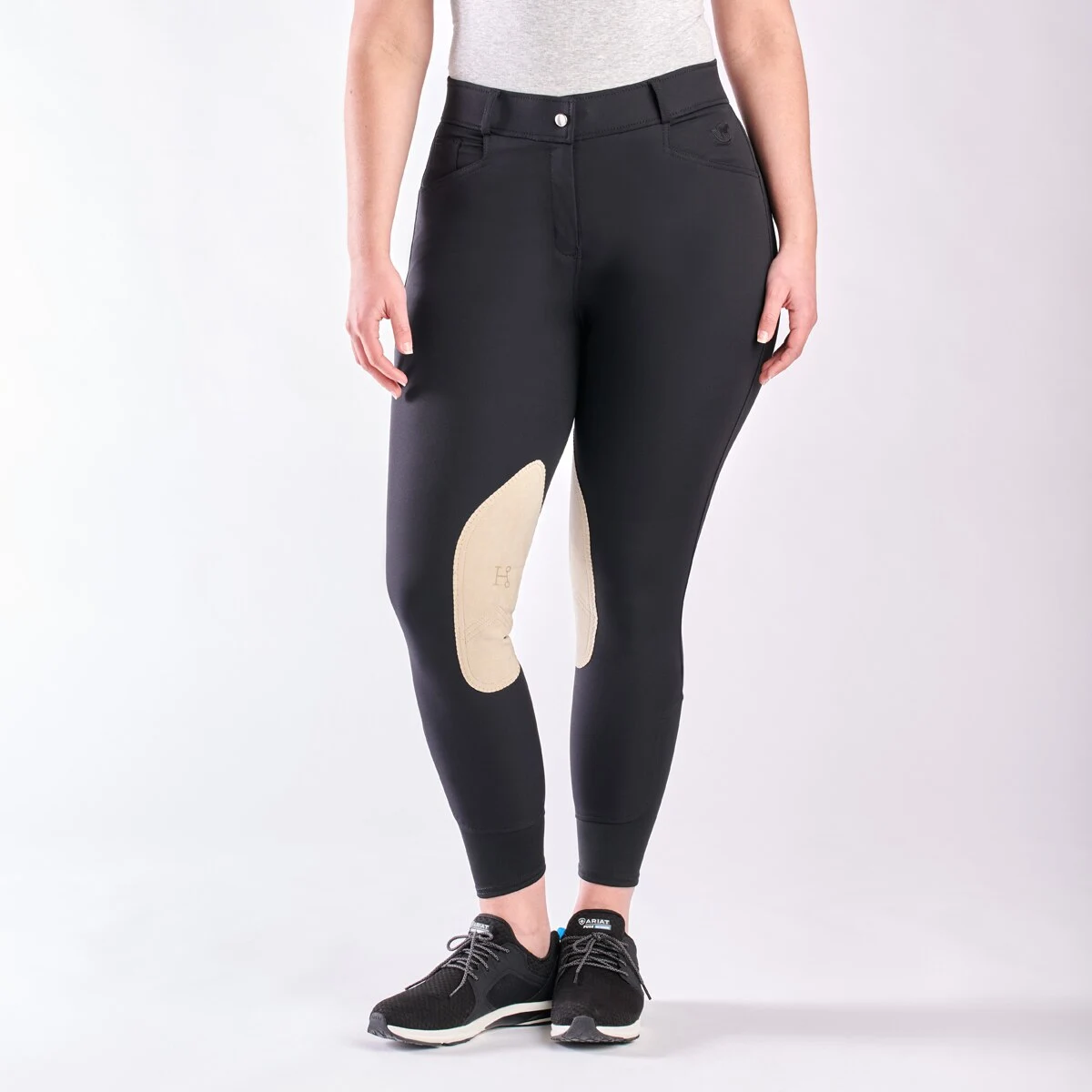 Hadley High-Rise Breeches By SmartPak - Knee Patch - Image 7