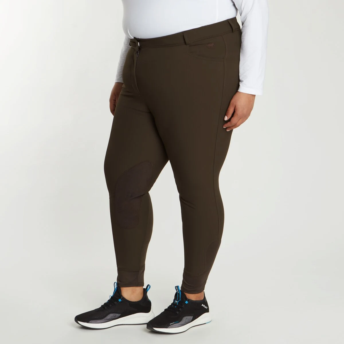 Hadley High-Rise Breeches By SmartPak - Knee Patch - Image 3