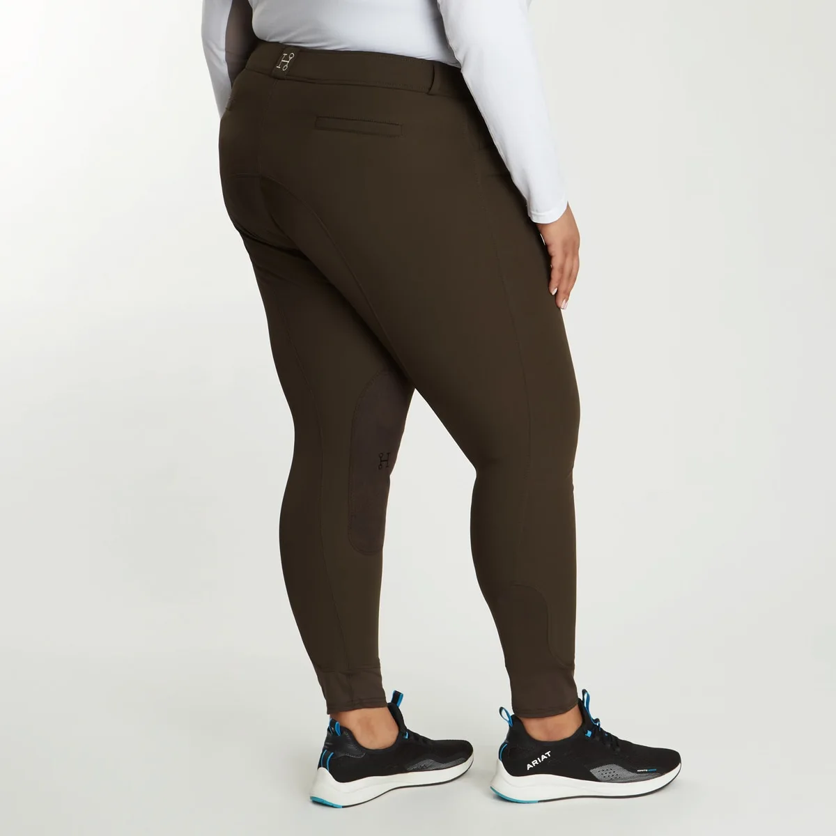 Hadley High-Rise Breeches By SmartPak - Knee Patch - Image 4