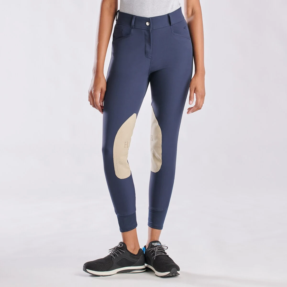 Hadley High-Rise Breeches By SmartPak - Knee Patch - Image 14