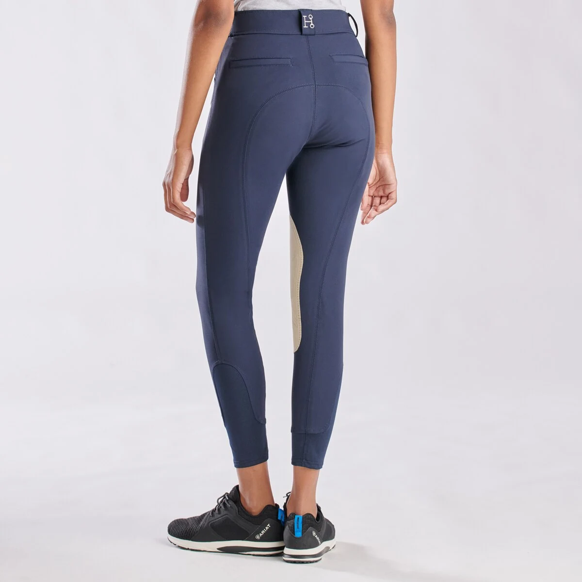 Hadley High-Rise Breeches By SmartPak - Knee Patch - Image 15