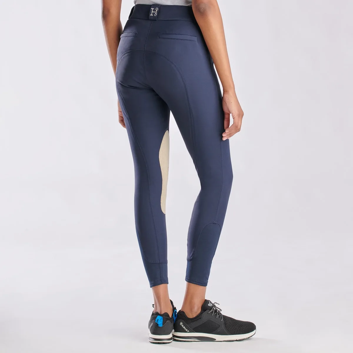 Hadley High-Rise Breeches By SmartPak - Knee Patch - Image 16