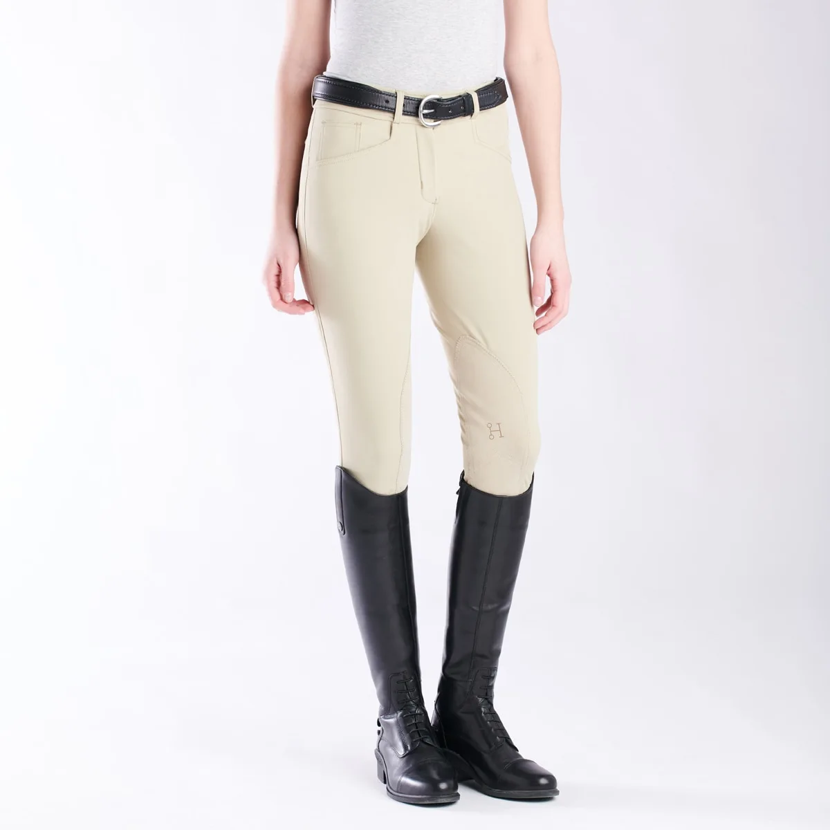 Hadley High-Rise Breeches By SmartPak - Knee Patch - Image 9