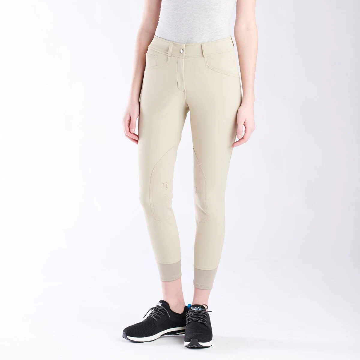 Hadley High-Rise Breeches By SmartPak - Knee Patch - Image 11