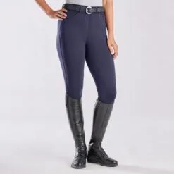 Piper Knit High-Rise Breeches By SmartPak - Knee Patch