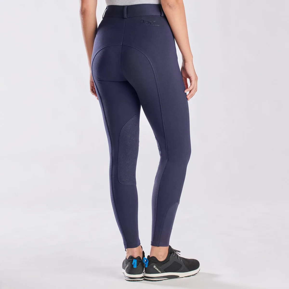 Piper Knit High-Rise Breeches By SmartPak - Knee Patch - Image 4