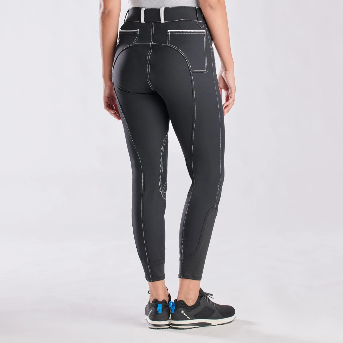 Piper Evolution High-Rise Breeches By SmartPak - Knee Patch - Image 12