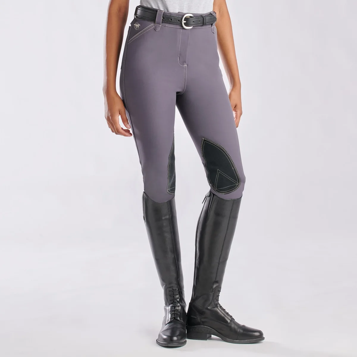Piper Evolution High-Rise Breeches By SmartPak - Knee Patch - Clearance! - Image 5