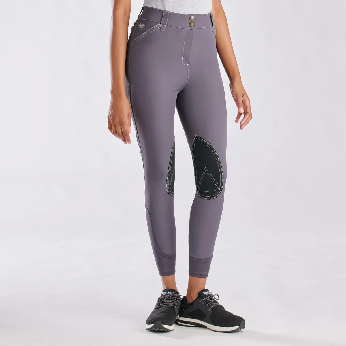 Piper Evolution High-Rise Breeches By SmartPak - Knee Patch - Clearance! - Image 6