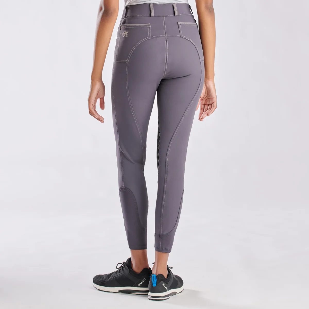 Piper Evolution High-Rise Breeches By SmartPak - Knee Patch - Clearance! - Image 7