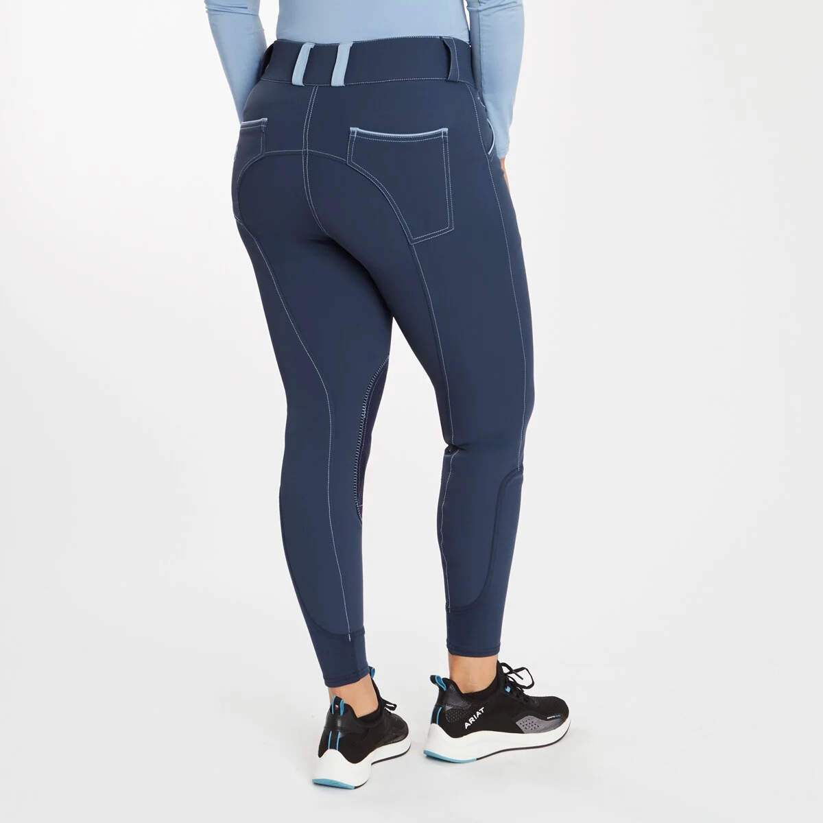 Piper Evolution High-Rise Breeches By SmartPak - Knee Patch - Image 4