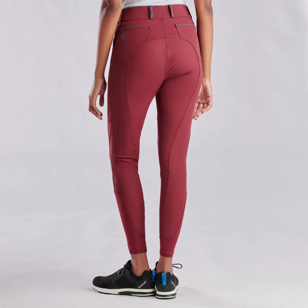 Piper Evolution High-Rise Breeches By SmartPak - Knee Patch - Clearance! - Image 12