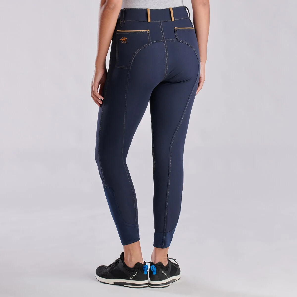 Piper Evolution High-Rise Breeches By SmartPak - Knee Patch - Image 7