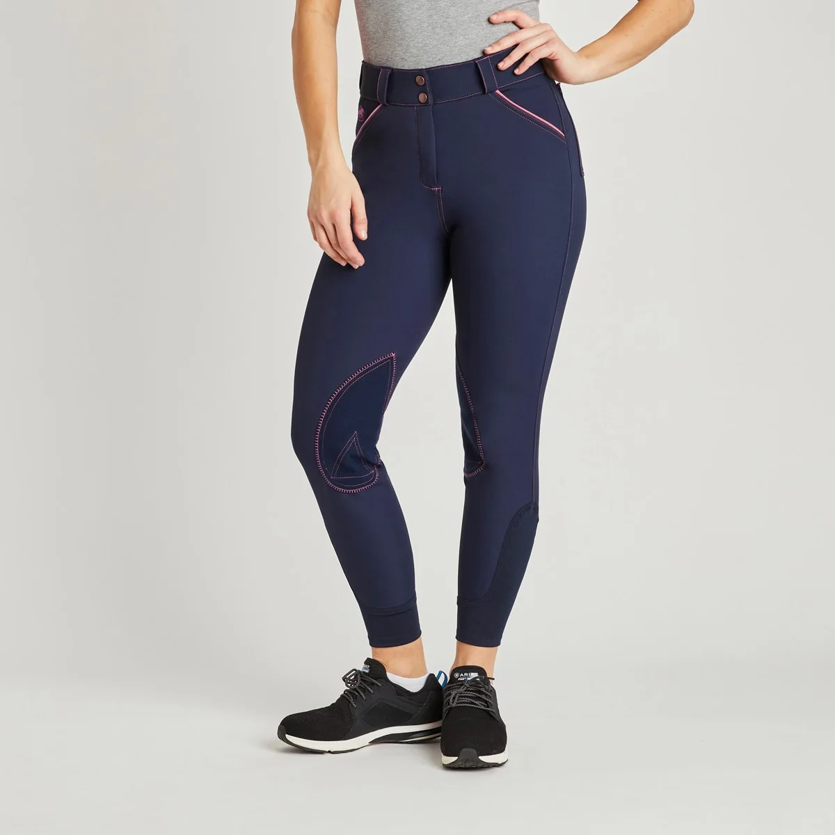 Piper Evolution High-Rise Breeches By SmartPak - Knee Patch - Clearance! - Image 19
