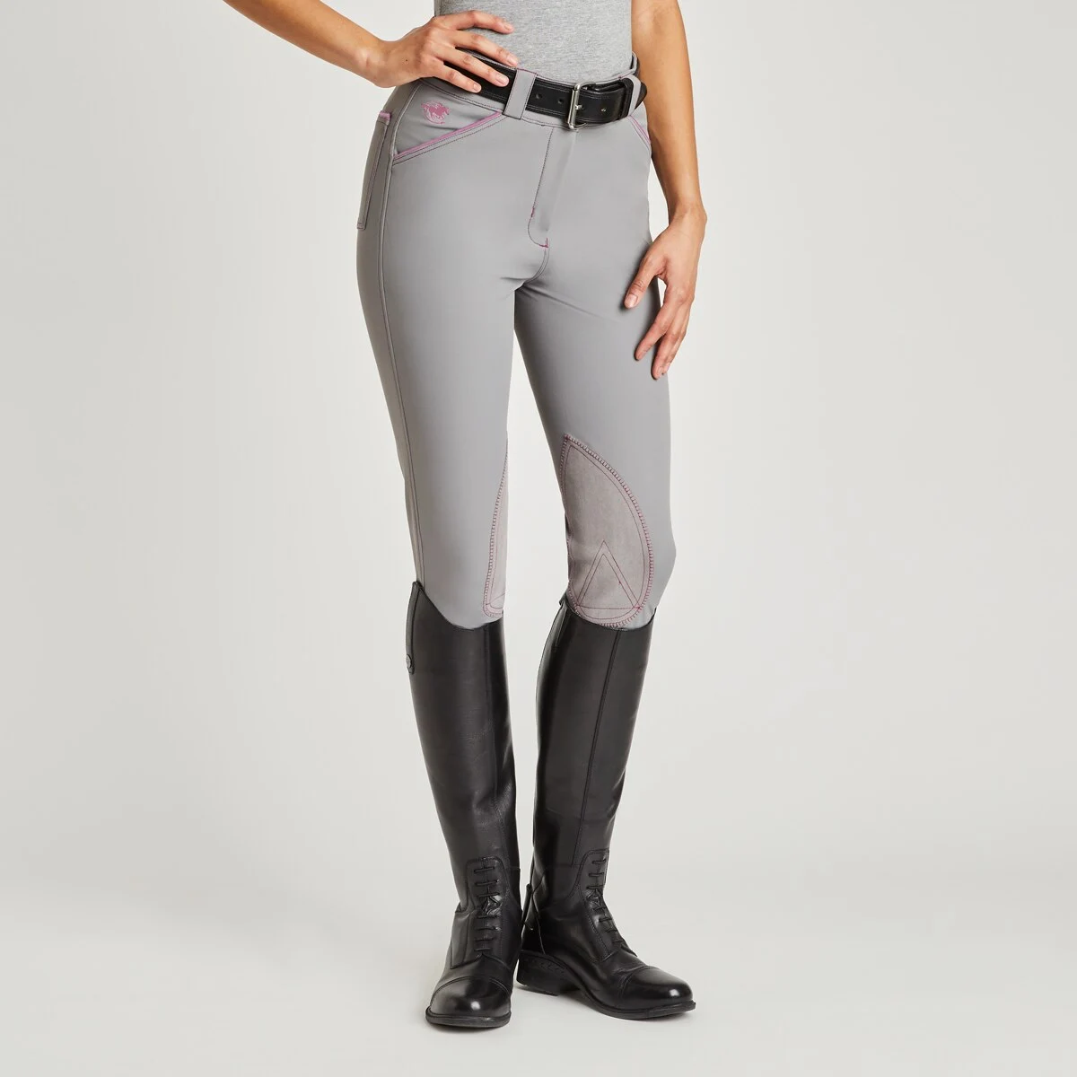 Piper Evolution High-Rise Breeches By SmartPak - Knee Patch - Clearance! - Image 13