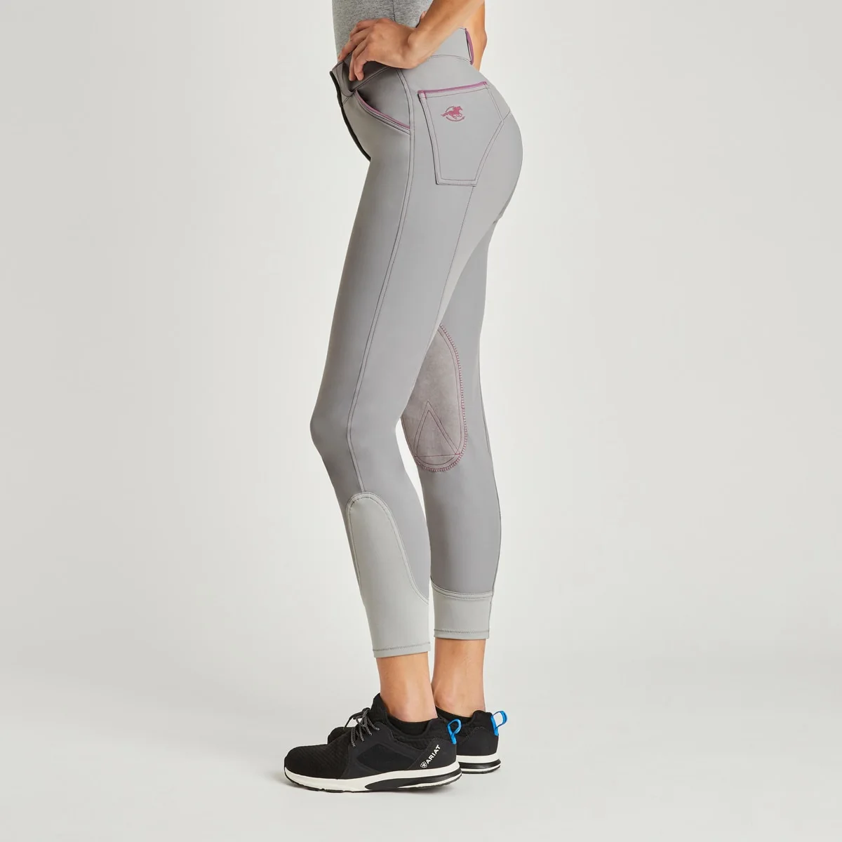 Piper Evolution High-Rise Breeches By SmartPak - Knee Patch - Clearance! - Image 14