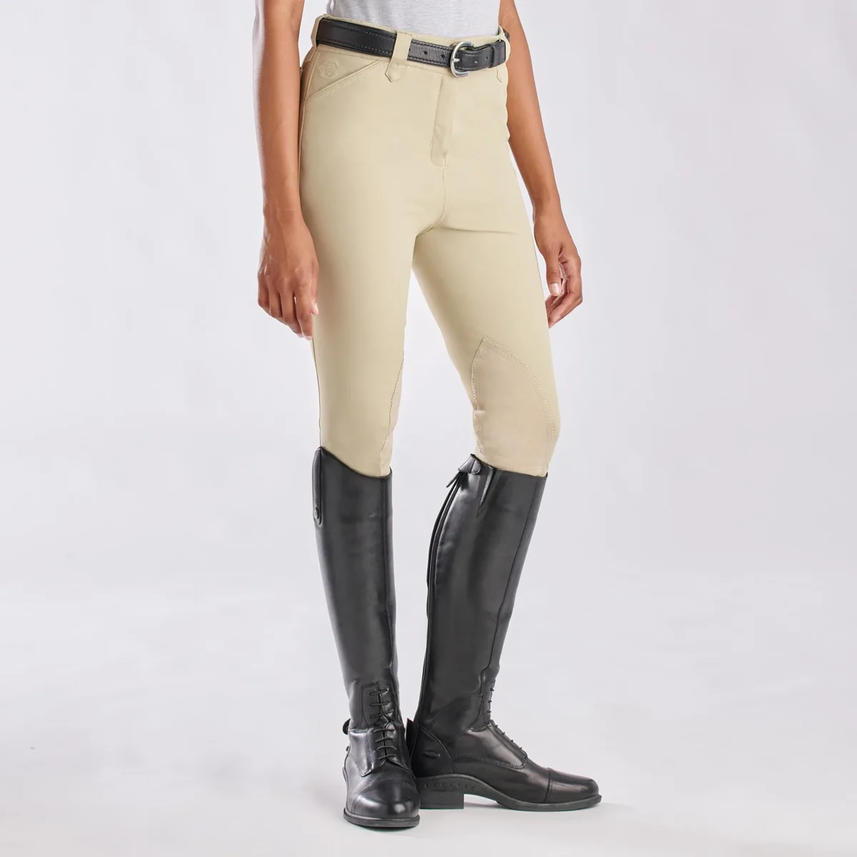 Piper Evolution High-Rise Breeches By SmartPak - Knee Patch - Image 13