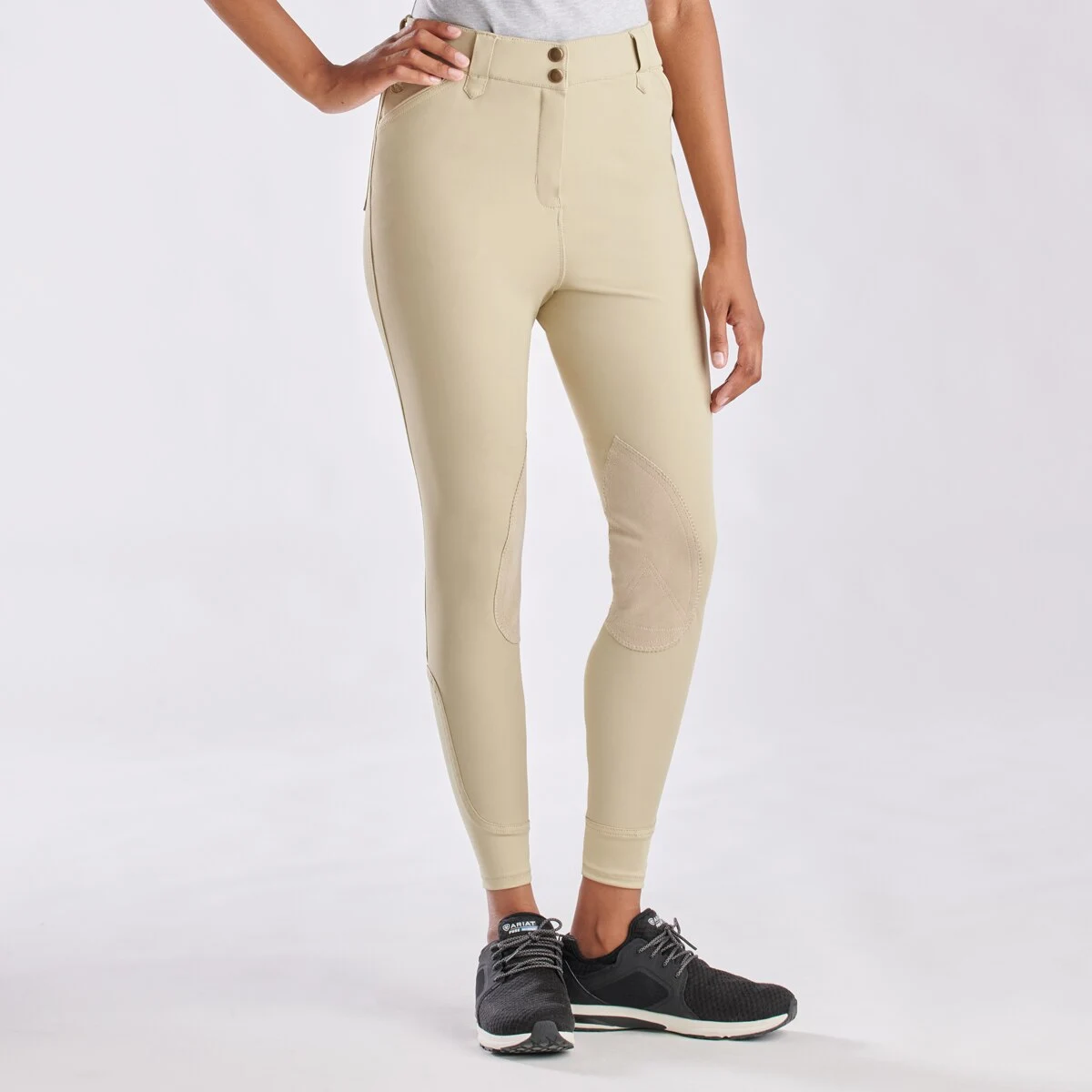 Piper Evolution High-Rise Breeches By SmartPak - Knee Patch - Image 14