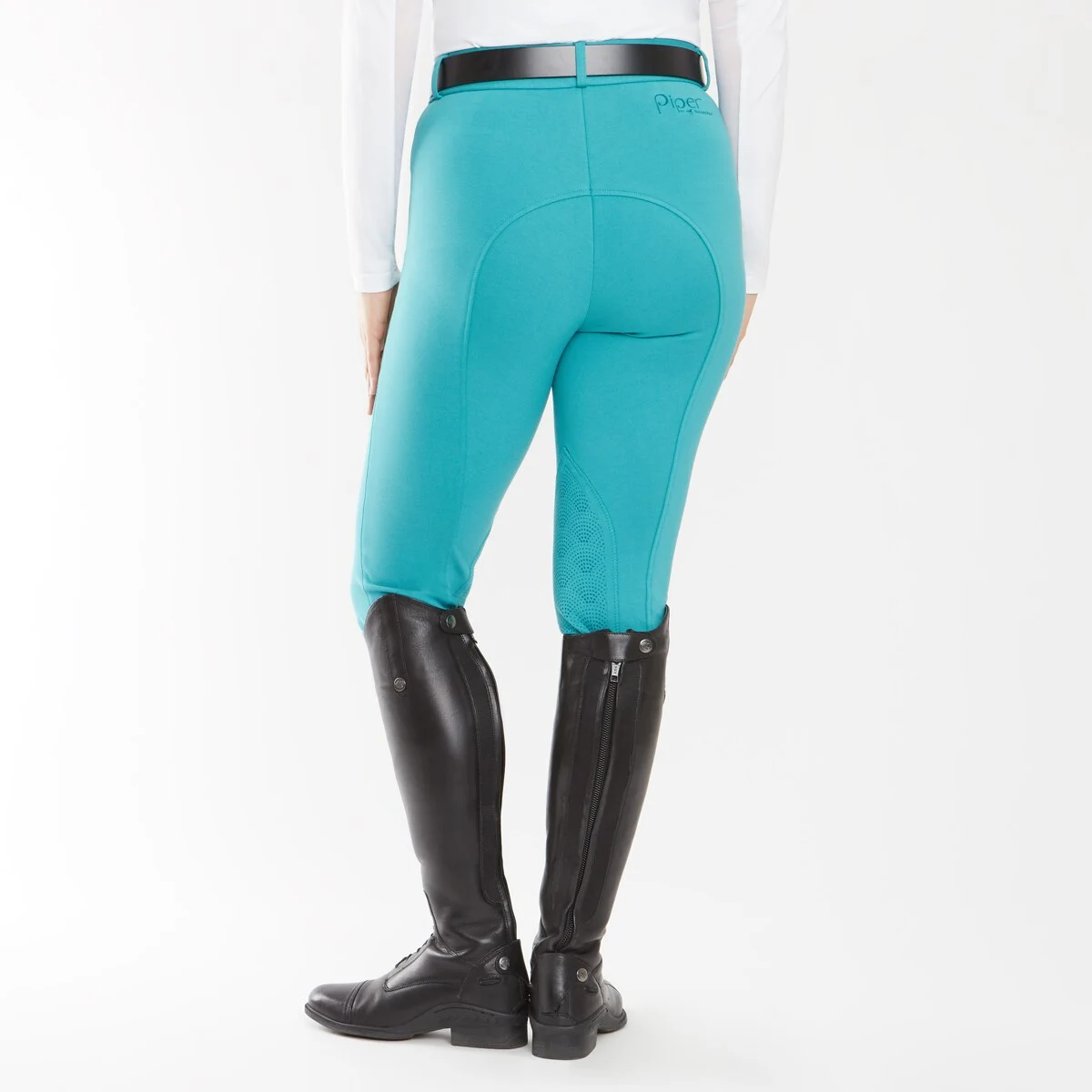 Piper Knit High-Rise Breeches By SmartPak - Knee Patch - Image 15